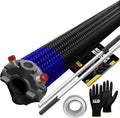 Garage Door Torsion Spring 262x1.75x44 Includes 1” Steel Bearing, Gloves, Manual, and Winding Bars for Right Side of Garage Door Precision E-Coating 5-Year Warranty Min. 30,000 Cycles (Black Cone)