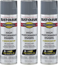 Rust-Oleum 7587838-3PK Professional High Performance Enamel Spray Paint, 15 Oz, Gloss Dark Machine Gray, 3 Pack