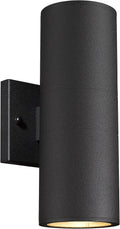 Ken & Ricky Exterior Wall Lights, Outdoor Up and Down Wall Sconce, Cylinder Outside Lights with Tempered Glass Cover for House Porch Garage Patio Doorway Entryway -1 Pack