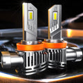 [2025 Upgrade] H 11 Led Bulbs, [Latest & Brightest] 50000lm 900% Brightness With 6000k Cool White，Direct Installation Fog Light Bulbs, IP68 Waterproof, Plug and Play, Pack of 2