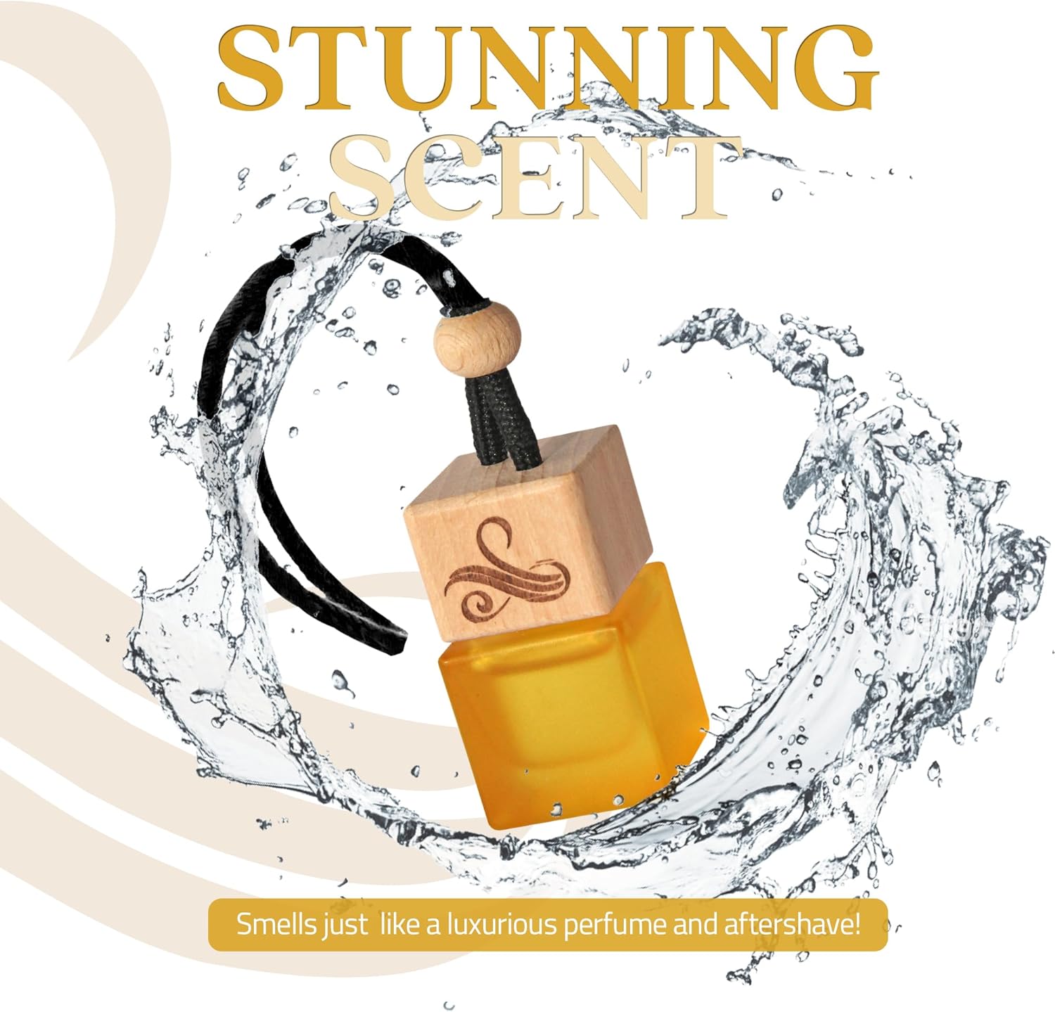 One Million Car Air Freshener for Men | Automotive Air Fresheners with Vent Clip | Strong Car Perfume with Odour Eliminating Technology | Long Lasting Air Freshener by Perfa