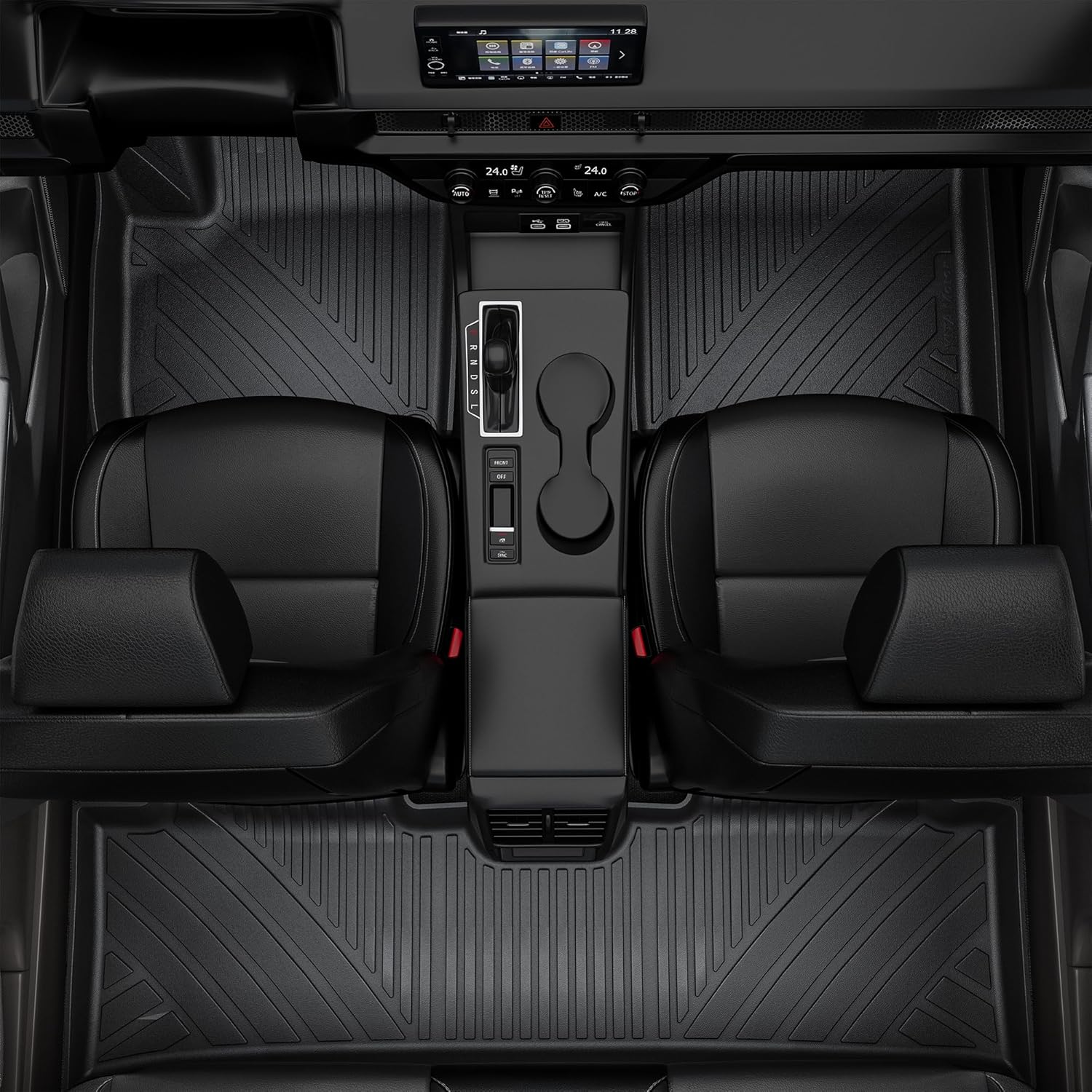 YITAMOTOR Floor Mats & Cargo Liners Fits for 2025 2026 Chevy Equinox (Not for EV), All Weather TPE Rubber Car Automotive Floor Mats Trunk Liner for Chevy Equinox Accessories