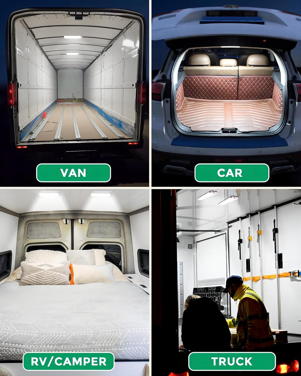 150LED 12V-30V RV Lights Interior, 12 Volt LED Lights with 3 Colors&Dimmable Brightness, Ultra Bright Ceiling Dome Light Fixture Interior for Van, Car, Camper, RV, Boat, Trailer(2700-6000K)