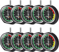 SAFELIFE Tire Tread Depth Gauge, 10 Pack Dial Type Tire Tread Depth Gauge Professional for Motorcycle, Car,Truck and Bus,Easy Reading Tyre Tread Depth Gauge in 32nds