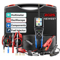 VDIAGTOOL V500 Automotive Power Circuit Probe Tester Kit, 9-30V Car Electric Circuit Tester, Short/Open Circuit Finder, Oscilloscope/Multimeter/Injector/Relay Tester, Component/Fuse/Trailer/AC/DC Test
