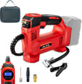 Cordless Tire Inflator Portable Air Compressor for Milwaukee M18 Battery,Lithium Car Air Pump, Auto air pump with Digital Pressure Gauge for Car tires, Bicycle, Ball(Tool Only, NO Battery)