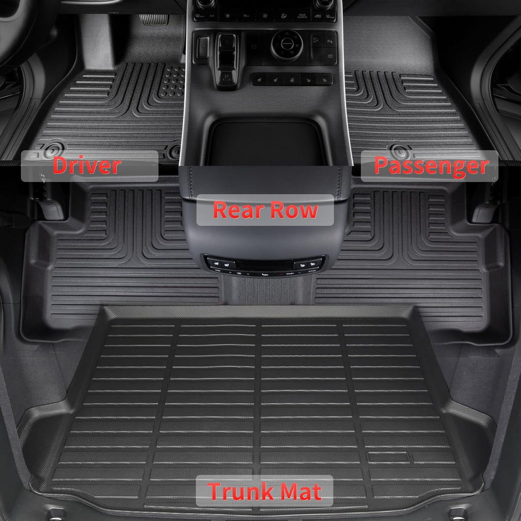 All Weather Floor Mats and Cargo Liners Set Fit for Mazda CX-5 2017-2022 TPE Car Mats Waterproof Anti-Slip Rubber Trunk Liner CX-5 Accessories