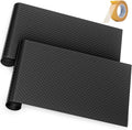Premium Garage Floor Mat, Commercial Grade Heavy Duty Parking Mat for Garage Floor, Golf Cart Parking, Water/Stain Resistant Floor Runner (Black Coin, 2 Rolls x 4 x 6.5 Feet)