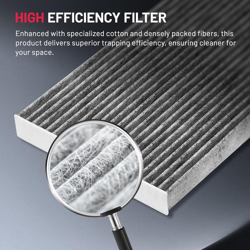 BDFHYK Cabin Air Filter with Activated Carbon Compatible with Dodge Hornet 2023, Compatible with Jeep Renegade 2015-2023, Compass 2017-2022, Replace# CF11810