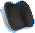 Car Seat Cushion, Ergonomic Memory Foam Car Cushion for Sciatica Pain Relief, Larger Driving Seat Pillow for Short Drivers on Long Drives - Butt Pillow for Truck, Office, Wheelchair - Large Black
