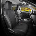 for Toyota RAV4 Seat Covers 2019 2020 2021 2022 2023 2024 2025 RAV 4 Prime & Hybrid XLE LE Limited XLE Premium (Not for XSE/SE Hybrid) - Custom Leather Car Seat Covers Full Set - Black
