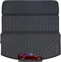 Large Cargo Liners Custom Fit 2024 2025 for Mazda CX90 CX 90 TPE All Weather Trunk Mat Accessories, Waterproof Rear Cargo Mat Easy to Clean for 2024 Mazda CX-90-Black
