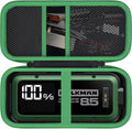 Aenllosi for HULKMAN Alpha85/Alpha85S/Alpha Pro Jump Starter Hard Carrying Case, Black+Green (Case Only)