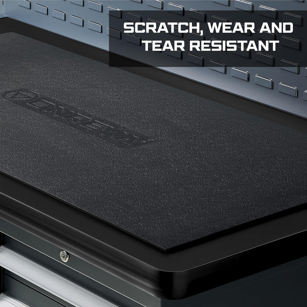 Workbench Mat 24X72 Inches, EVA Work Mat, Protect Your Work Bench Top, Heavy Duty Pad for Tool Box Top, Table, Tool Station, Rolling Cabinet Cart Cover Liner Matt, 72"X24" 5mm Thick