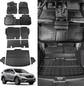 Rongtaod Floor Mats Compatible with 2023 2024 2025 2026 Honda CRV Trunk Liner Cargo Liner Cargo Mat Back Seat Cover Protector CR-V Accessories (Fit Lower Deck,Backrest Mats+Trunk Mat+Floor Mats)