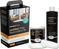 Furniture Clinic Leather Easy Restoration Kit | with Leather Recoloring Balm, Cleaner, Sponge, and Cloth | Leather Repair Kit for Scratched and Faded Furniture (Dark Grey)