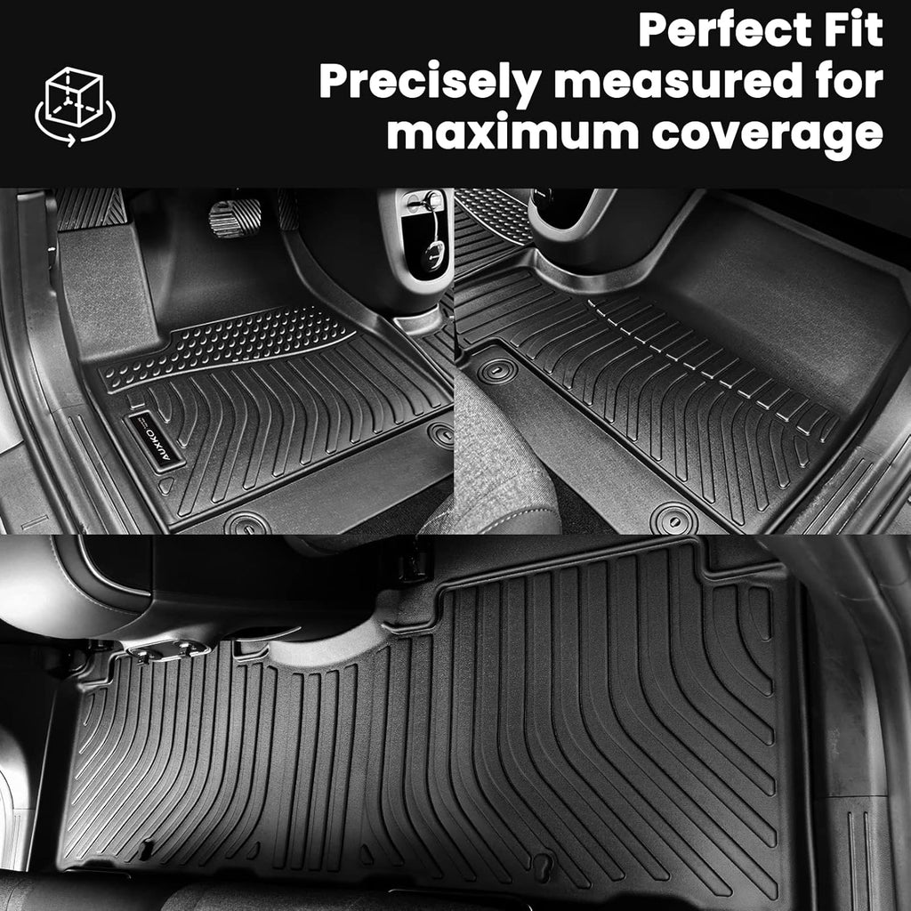 AUXKO All Weather Floor Mats Cargo Mat Fit for Honda Accord(Include Hybrid) 2023 2024 2025 TPE Rubber Liners All Season Guard Odorless Anti-Slip Floor Mats Cargo Liner