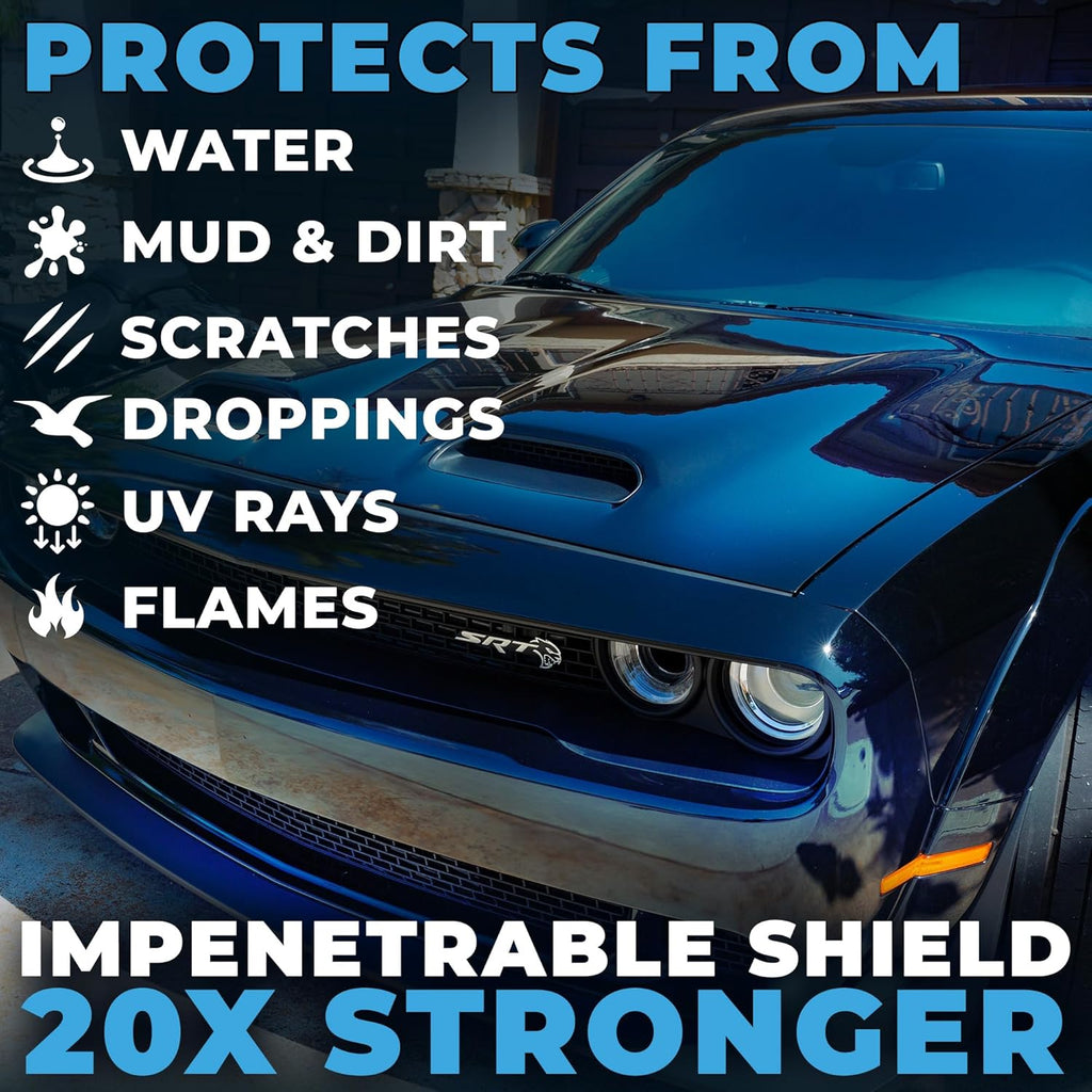 Flowgenix™ Waterless Car Wash Spray - Grand Finale - Motorcycle Cleaner & Car Wax Spray Polish (8 oz) - Ceramic Coating - Incl. 2 Microfiber Towels - Quick Detailer Spray (3-Pack)