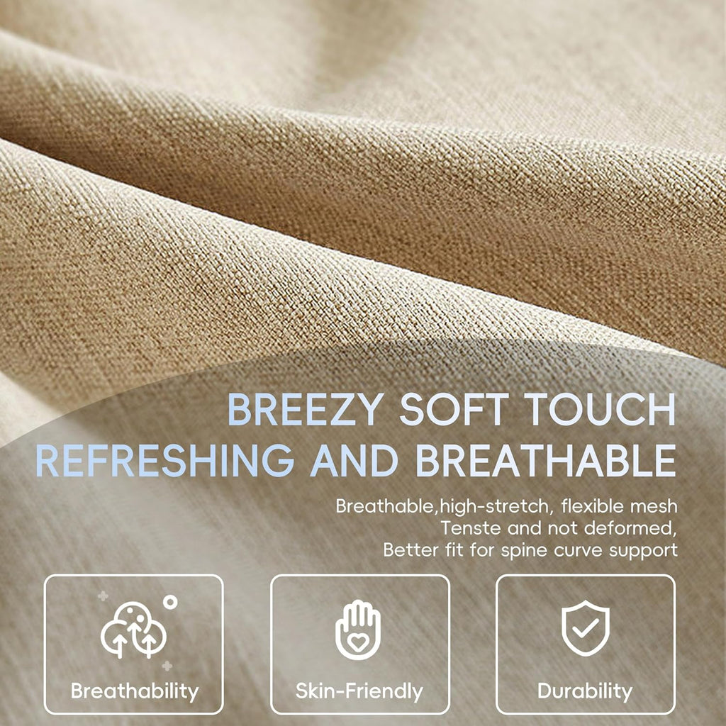 BABYBLU Linen Car Seat Cover for Cars - Durable & Non-Slip - Front Car Seat Protector Covers for Most Automotive, Vans, SUVs, Trucks
