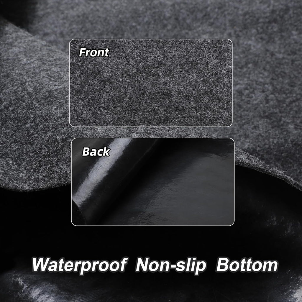 Roykaw Golf Cart Parking Mat Garage Floor Mat Compatible with EZGO, Club Car, Yamaha, ATV, UTV and Small Utility Vehicles, Slide-Resistant, Petroleum Pollution Protection - 9.18 ft. x 4.92 ft.
