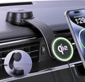 Qi2-Certified 15W Wireless Car Charger Mount [2X Faster Charging Speed] for MagSafe Car Mount Charger Magnetic Car Charger for iPhone 16/15/14/13/12 Pro Max/Mini and Others Smartphone