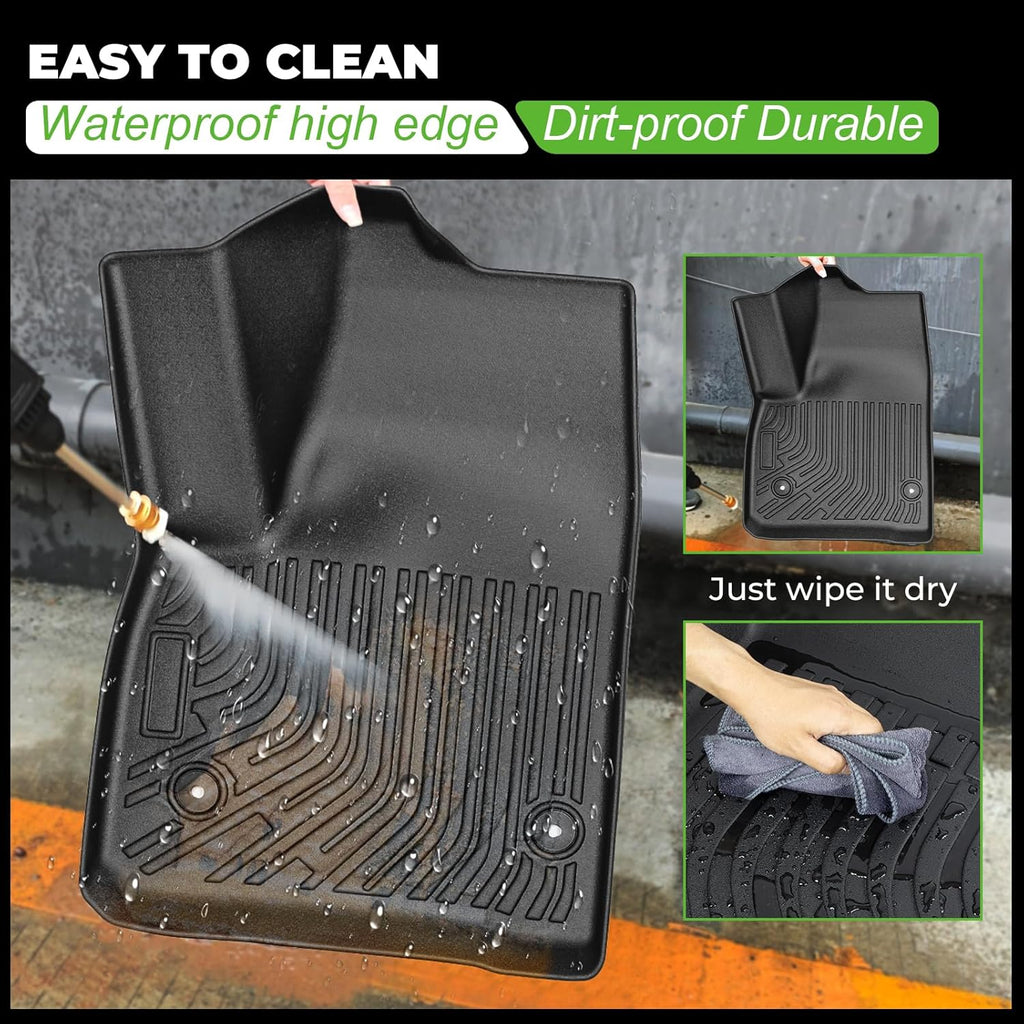 Floor Mats & Cargo Liner Set Custom Fit for Chevy Malibu 2025 2017-2024 All Weather Protection for Car Mats Anti-Slip TPE Odorless Floor Liners Chevrolet Malibu Accessories