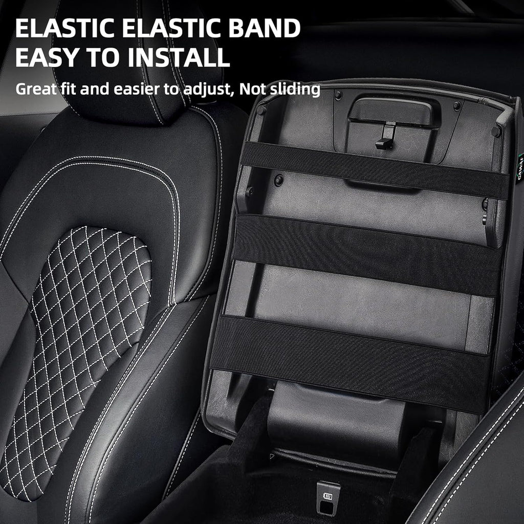 Center Console Cover Compatible with 2009-2025 Ram, Leather Arm Rest Armrest Cover for Car, Middle Console Cover, Full Protection Armrest Cover Lid Pad Cushion
