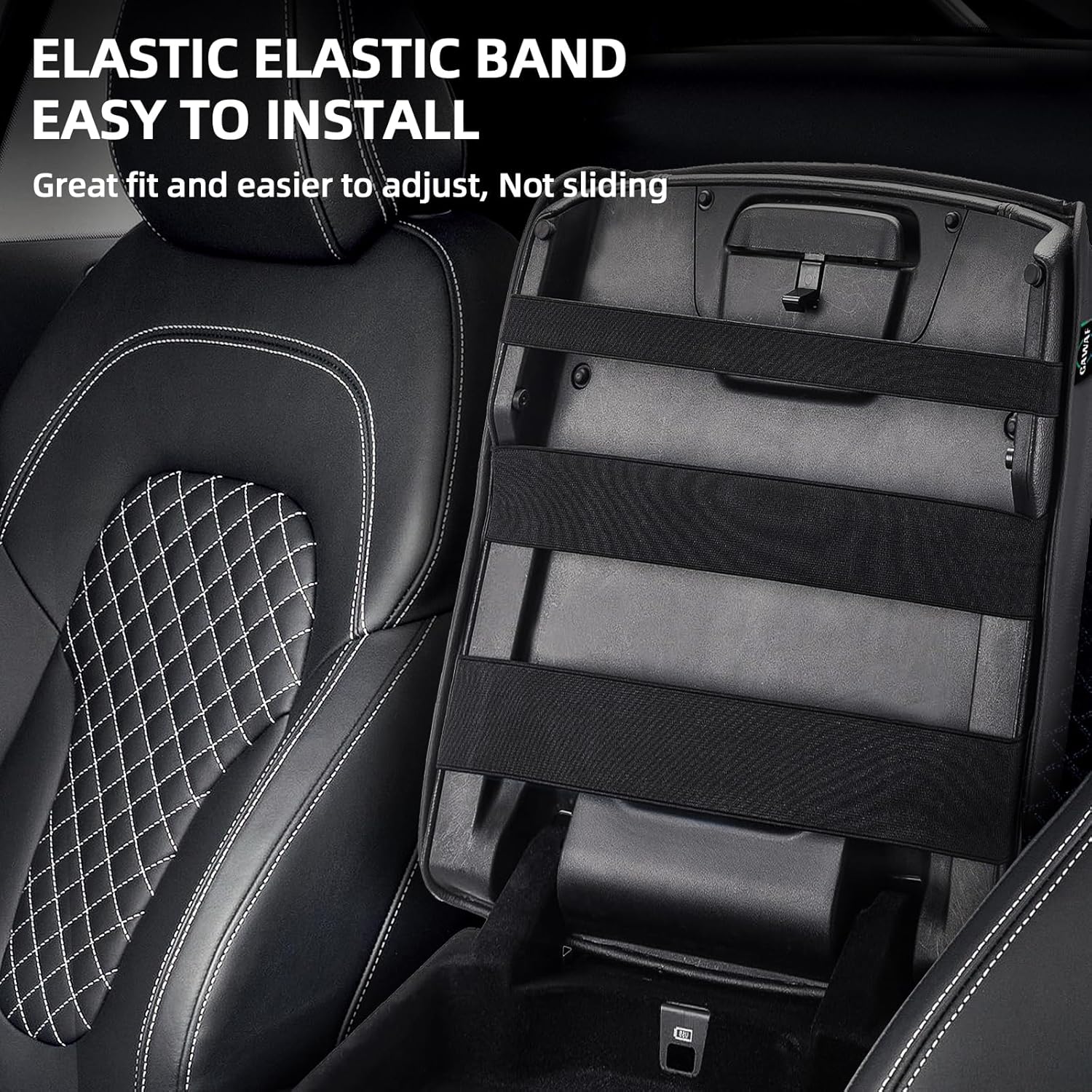 Center Console Cover Compatible with 2009-2025 Ram, Leather Arm Rest Armrest Cover for Car, Middle Console Cover, Full Protection Armrest Cover Lid Pad Cushion