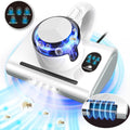 Mattress Vacuum Cleaner,13Kpa Powerful Suction Bed Vaccum Cleaner with UV-C Light,LED Headlights and High Heating Tech,1.2kg Light Weight Handheld vaccum for spot Cleaning,Sofa,Couch Fabric Cleaner