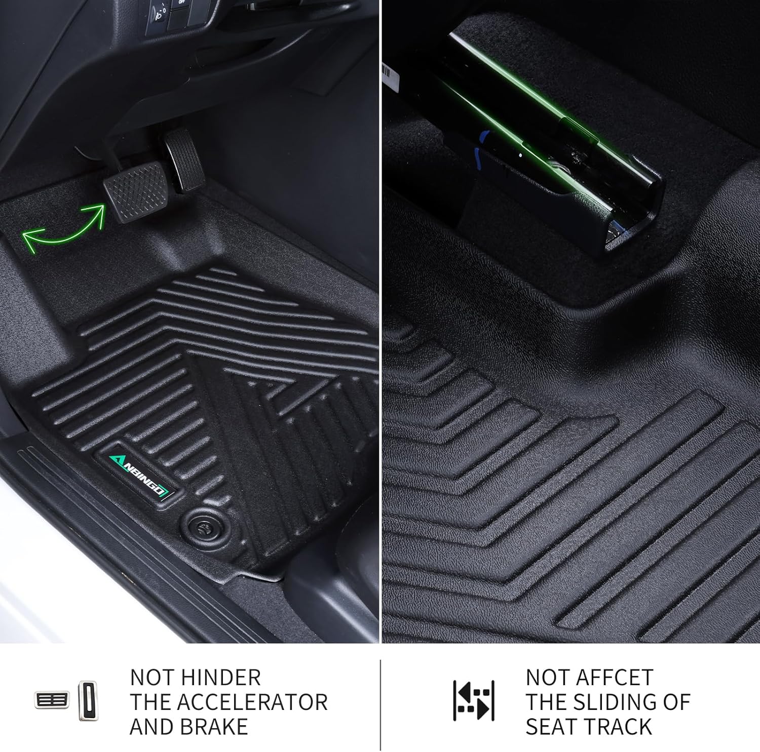 ANBINGO® Floor Mats & Cargo Liner Set for 2024 2025 2026 Chevy Trax LS | 1RS | LT | 2RS | ACTIV & 2024 2025 2026 Envista | Preferred | Sport Touring | Avenir -Full Set