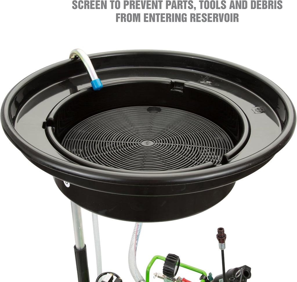OEMTOOLS 24862 21 Gallon Oil Drain Vacuum and Extractor, Automotive Oil Container with Adjustable Oil Changing Funnel, Waste Oil Storage Tank, Coolant Drain