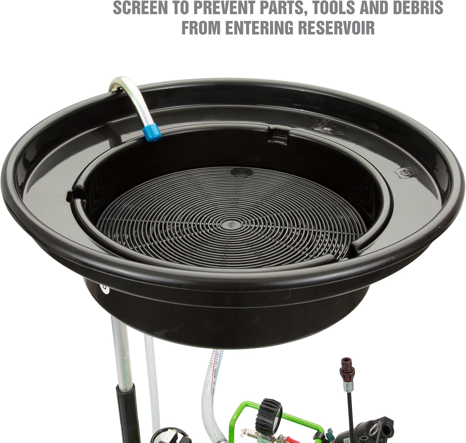 OEMTOOLS 24862 21 Gallon Oil Drain Vacuum and Extractor, Automotive Oil Container with Adjustable Oil Changing Funnel, Waste Oil Storage Tank, Coolant Drain