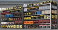 67" W Garage Shelving Heavy Duty, Adjustable 6 Tier Metal Shelves, Commercial Metal Shelf Rack, Industrial Shelving, 2 Pack