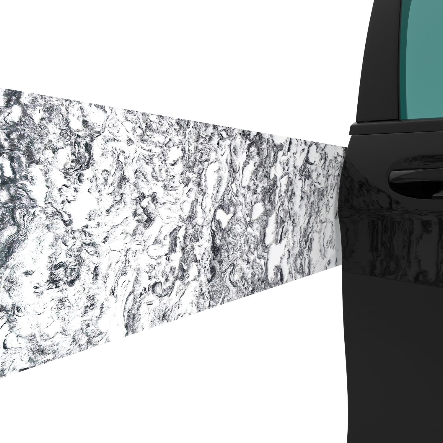 Ampulla GWP01 Marble Grain Garage Wall Protector Car Door Protectors, Garage Accessories, Parking Stopper for Garage, Tool-Free, Designed in Germany