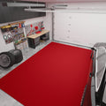Ottomanson 5' x 6'6" Mud Mat Area Rug Scraper Carpet - Non-Slip, Dirt Trapping for Indoor & Outdoor Use - Ideal for Entryway, Garage, Kitchen, Patio & High-Traffic Areas, Red