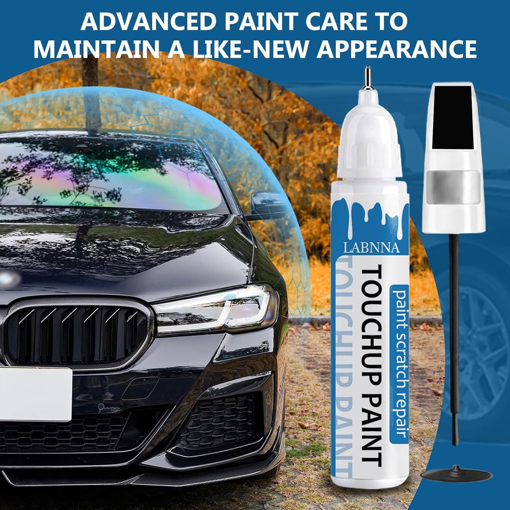 Mineral White (A96) Touch Up Paint for BMW-Exact Match 2 in 1 touchup Paint Pen for Chips and Nicks Repair Car Paint Scratch Repair Kit