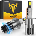Upgraded H1 Light Bulbs, 900% Brightness with 16 CSP Chips, Real 1:1 Halogen Size, 6500K White, Canbus Ready Fog Light Bulbs, Pack of 2