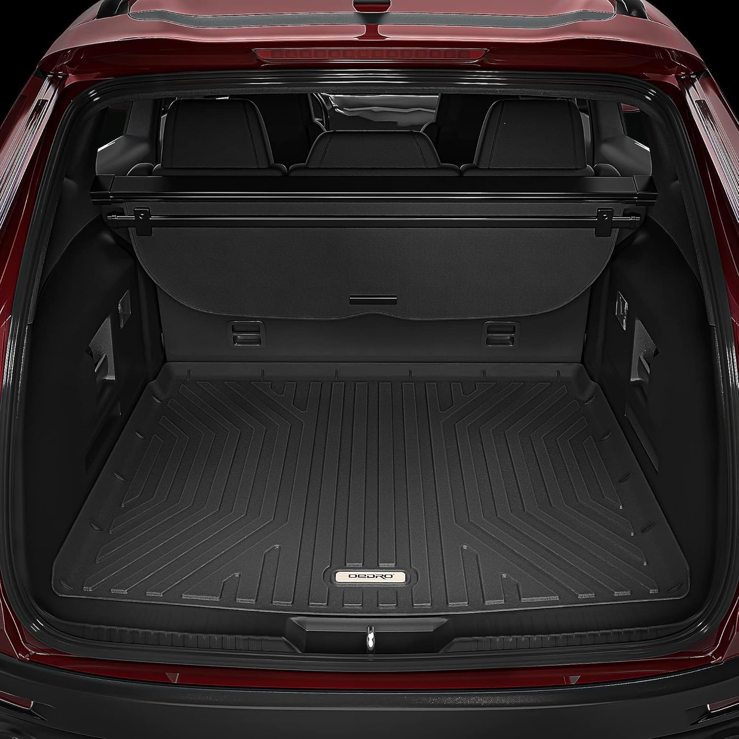 OEDRO Cargo Trunk Liner Floor Mat Fit for 2017-2025 Mazda CX-5, Black TPE All Weather Guard Heavy-Duty CX-5 Cargo Mat