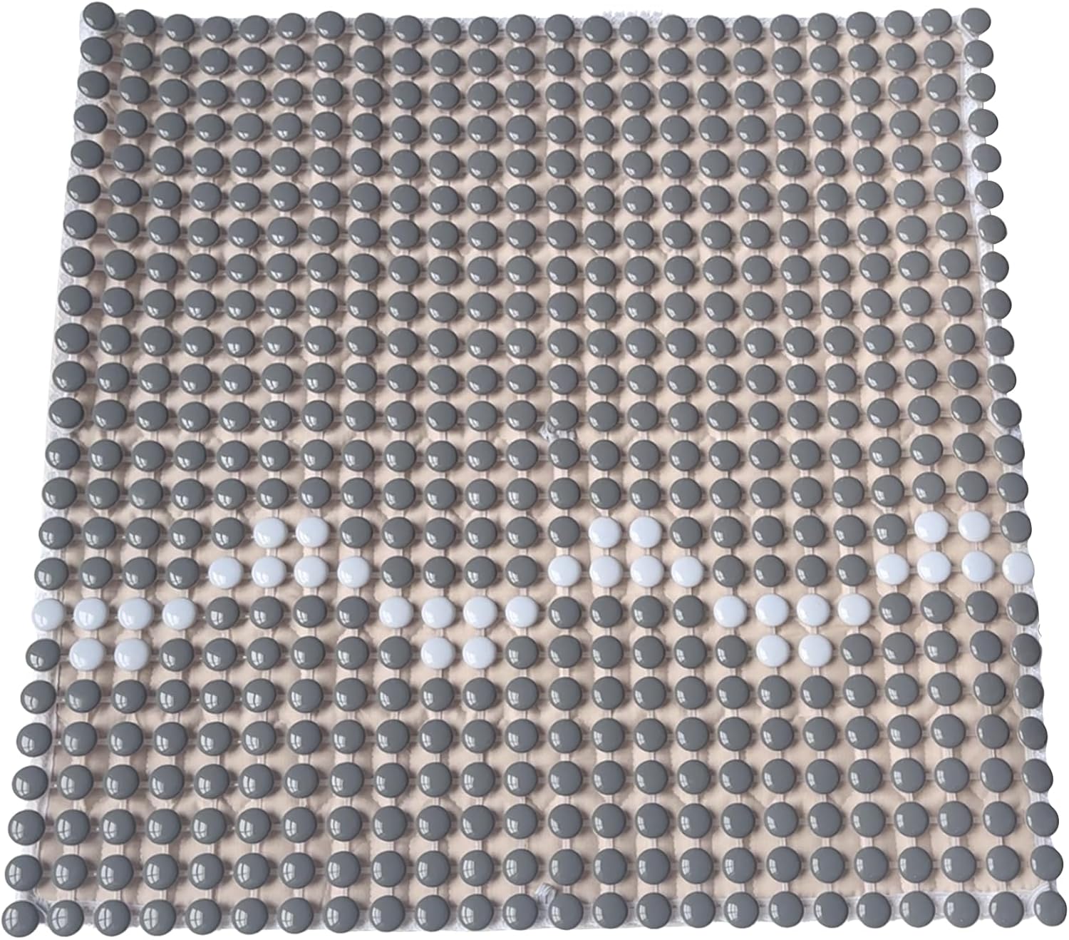 HOMREST Cooling Car Seat Cushion Back Pain Relief Ceramic Beaded Seat Cover Comfy Extreme Summer Massage Seat Pad for Car, Trucks,Executive Office Chairs(Grey)