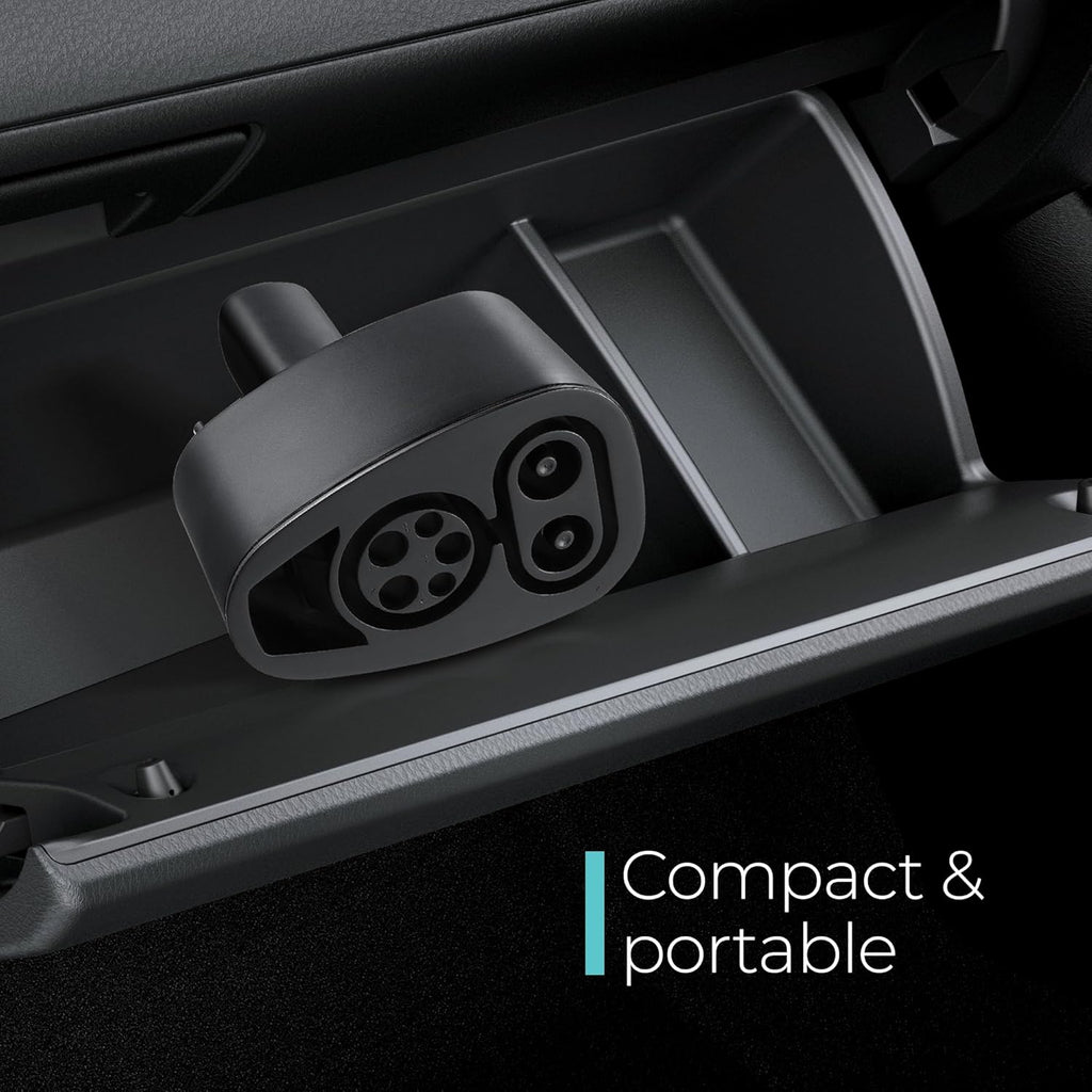 Lectron CCS1 to NACS Adapter for Tesla Model S, 3, X, Y (500A 500V) - for Tesla Owners Only - Fast Charge Your Tesla with CCS Chargers (Black)