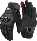 KEMIMOTO Motorcycle Gloves for Men/Women, Touchscreen Dirt Bike Gloves with Shell, Anti-Slip for Motorbike, Riding, Racing, Cycling, Dirt Bike, ATV, UTV, Motocross, BMX, Hiking