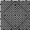 Interlocking Garage Floor Tiles - 0.79in,Vented, Self-Draining, Non-Slip Flooring, Modular, Virgin Polypropylene, Ideal for Garages, Patios, Basements, Decks -51.6 sq ft (Black, 30PCS)