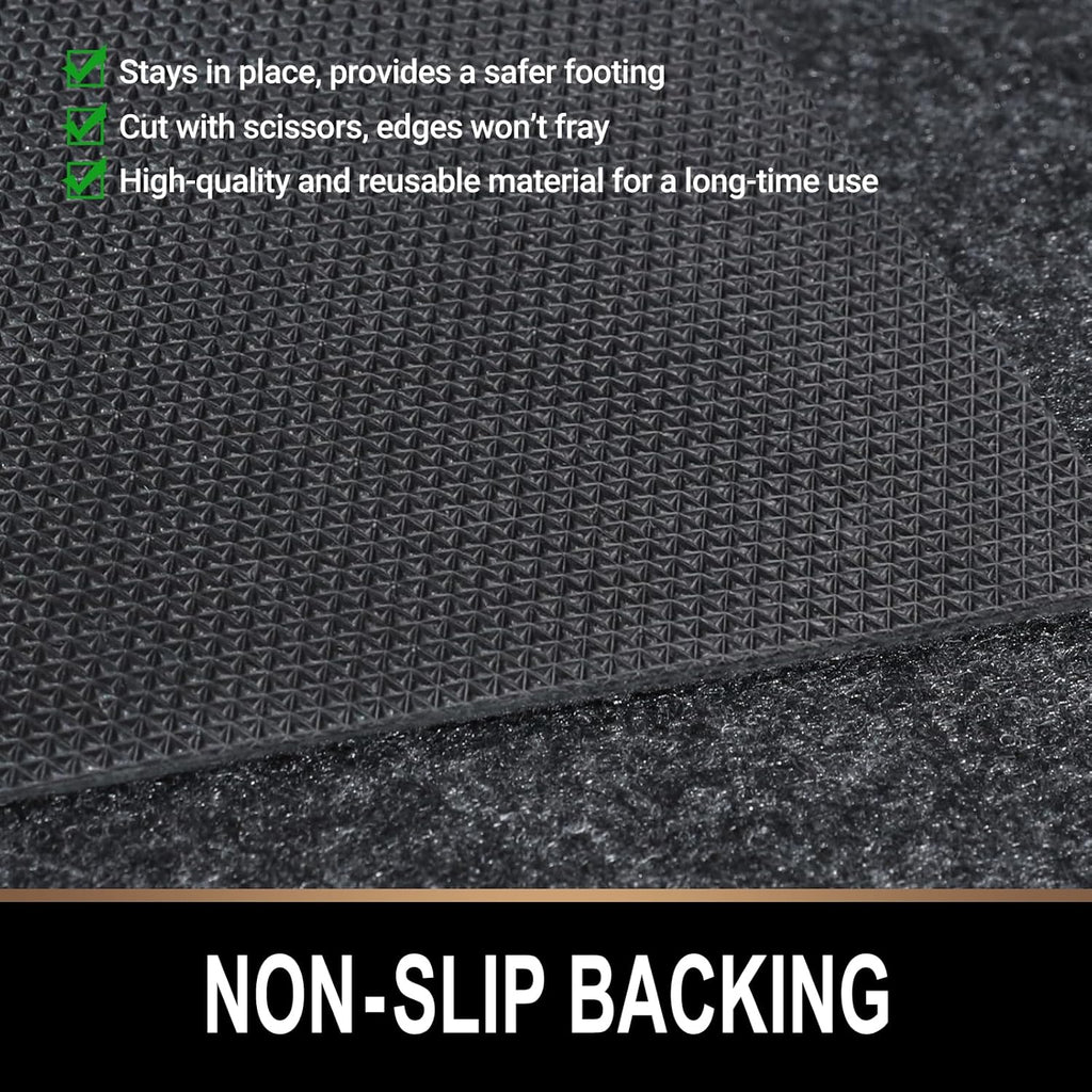 Oil Spill Mat, 7.4 x 20 Ft, Premium Absorbent Oil Pad. Contains Liquids, Protects Garage Floor from Spills, Drips, Splashes and Stains. Washable, Reusable, Waterproof Rubber Parking Mats
