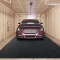 HOMBYS Extra Large Garage Floor Mat for Under Car,Floor Mats for Garage with Rubber Backing,Non Slip Garge Rug,Waterproof Backing Garage Carpet,Motorcycle Absorbent Oil Spill Mat,7'4"x8'4"