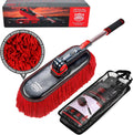 Car Duster Exterior Scratch Free,Soft Car Brush Kit for Car,Truck,SUV,RV and Motorcycle,Wax Cotton Hair With Extendable Handle,Duster for car Cleaning,Dust Pollen Removing,No Lint…