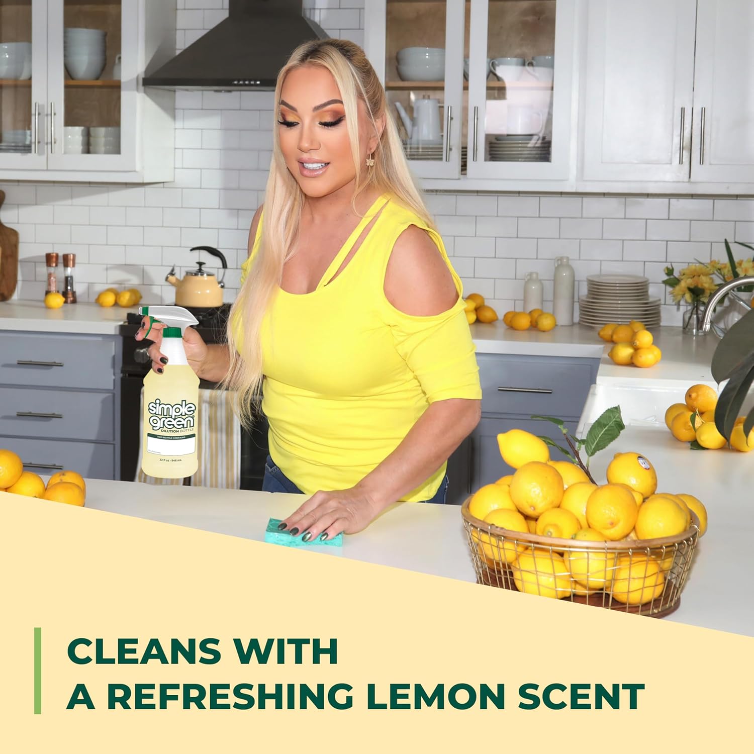 Simple Green All Purpose Cleaner Concentrate Lemon Scent 64 Fl Oz