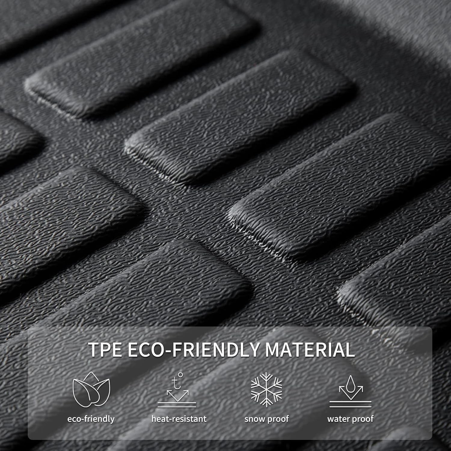 KELCSEECS® Floor Mats Custom for Subaru WRX& WRX STi 2021 2020 2019 2018 2016 2015 All Weather Protection TPE Heavy Duty Non-Slip Floor Liners Fits Front& 2nd Row Full Set Accessories, Black