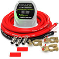 Dual Battery Isolator Kit 12V - 140 Amp Multi-voltage 12v or 24v Kit (VSR) for Dual Battery Setup - Automatic Disconnect Switch for Car, Truck, RV, UTV, ATV, Marine - Battery Wiring Kit