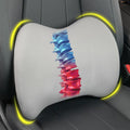 Lumbar Support Pillow for Car, Memory Foam Lumbar Pillow for Lower Back Pain Relief - Back Cushion for Driving, Chair Support for Car-Office Chair, Wheelchair - Matte Gray