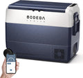 BODEGACOOLER 12 Volt Car Refrigerator, 64Quart (60L) Car Fridge Single Zone, 12V Portable Freezer APP Control, RV Car Cooler -4℉-68℉ 12/24V DC 100-240V AC for Outdoor Camping Travel Vehicles Home Use